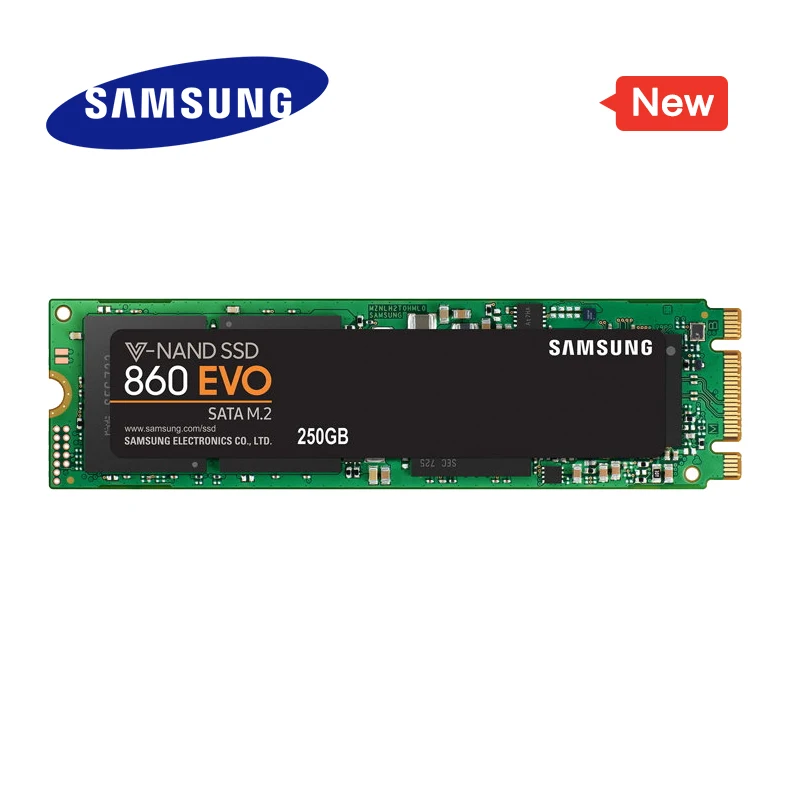 SAMSUNG SSD 860 EVO M.2 2280 SATA 1 ТБ 500GB 250GB Внутренний твердотельный диск жесткий диск HDD M2 ноутбук Настольный ПК TLC M.2 2280