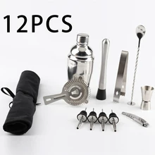 12 шт. Набор Шейкер Набор Миксер для напитков барменный барный инструмент аксессуар