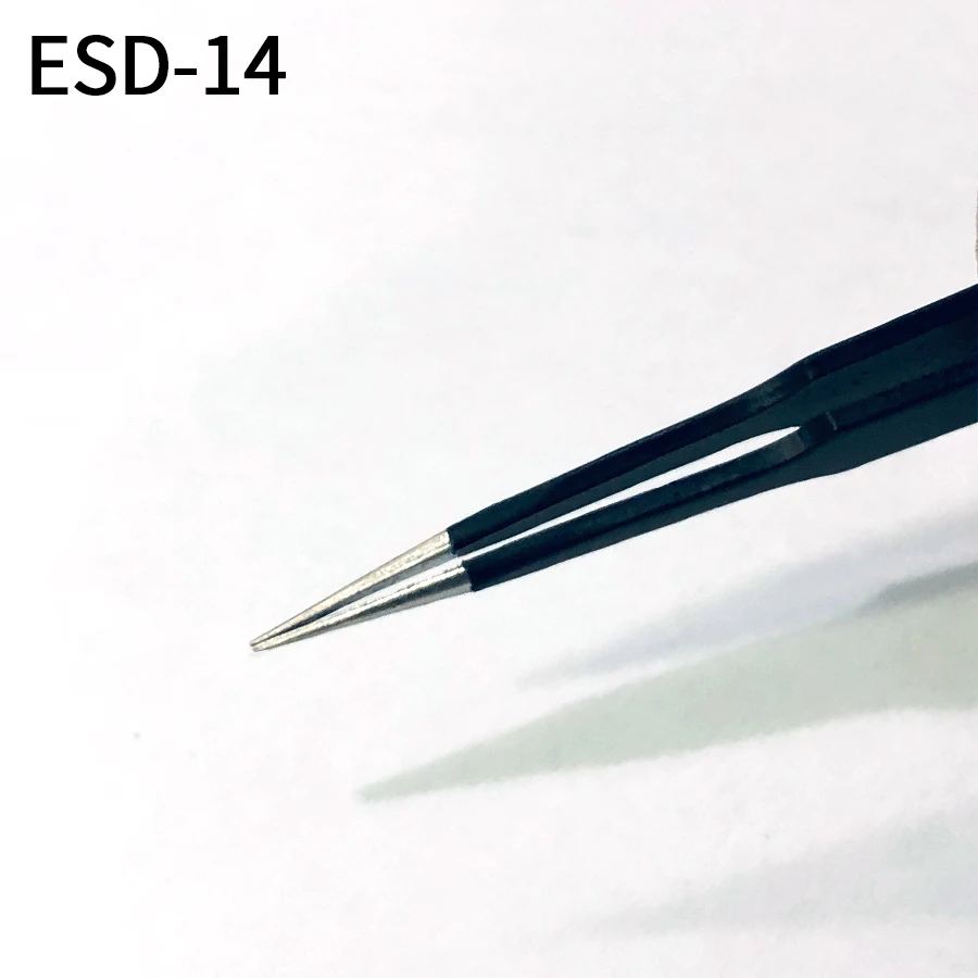 Anti-static Precision Tweezers Set Stainless Steel ESD Electronic Repair Tool
