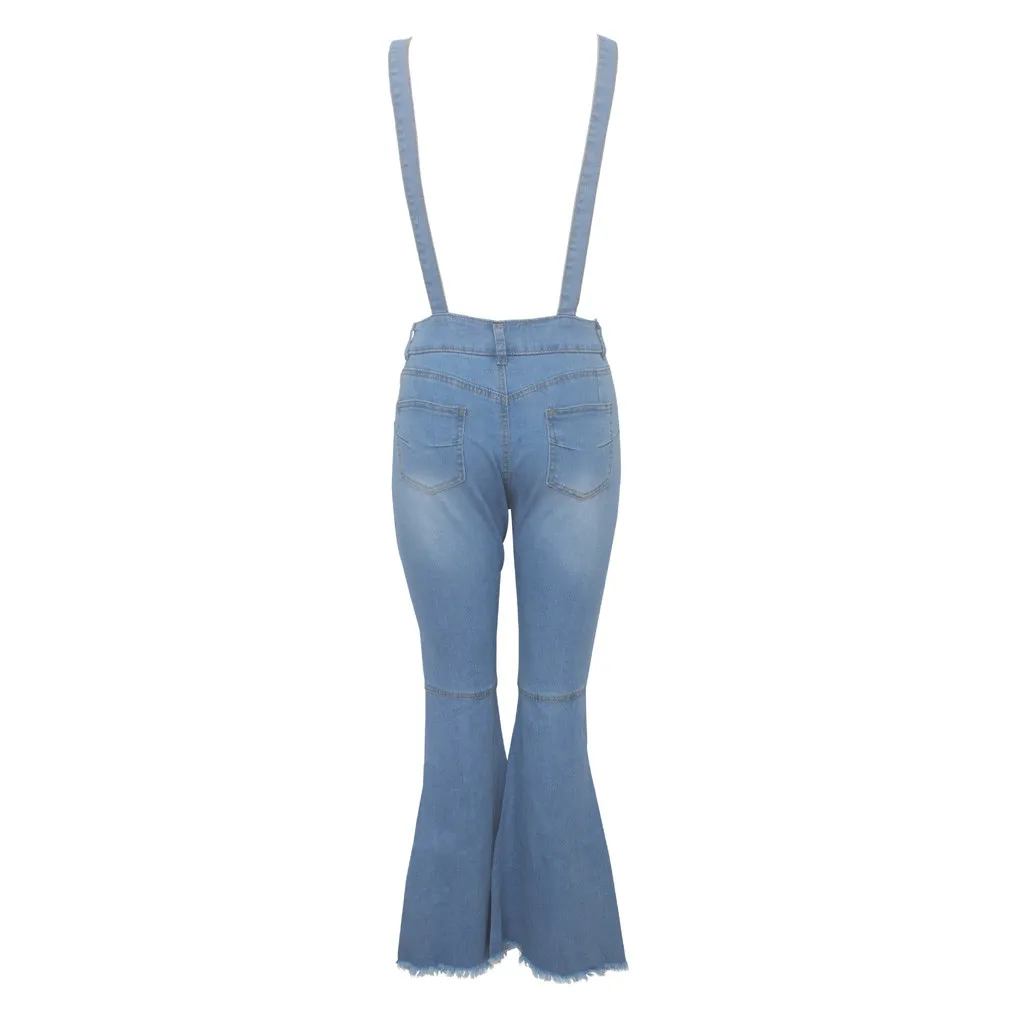 Джинсы повседневные джинсовые расклешенные брюки Pantalon De Mesclilla Mujer модные джинсы для женщин в стиле бойфренд с дырками и широкими карманами с высокой талией