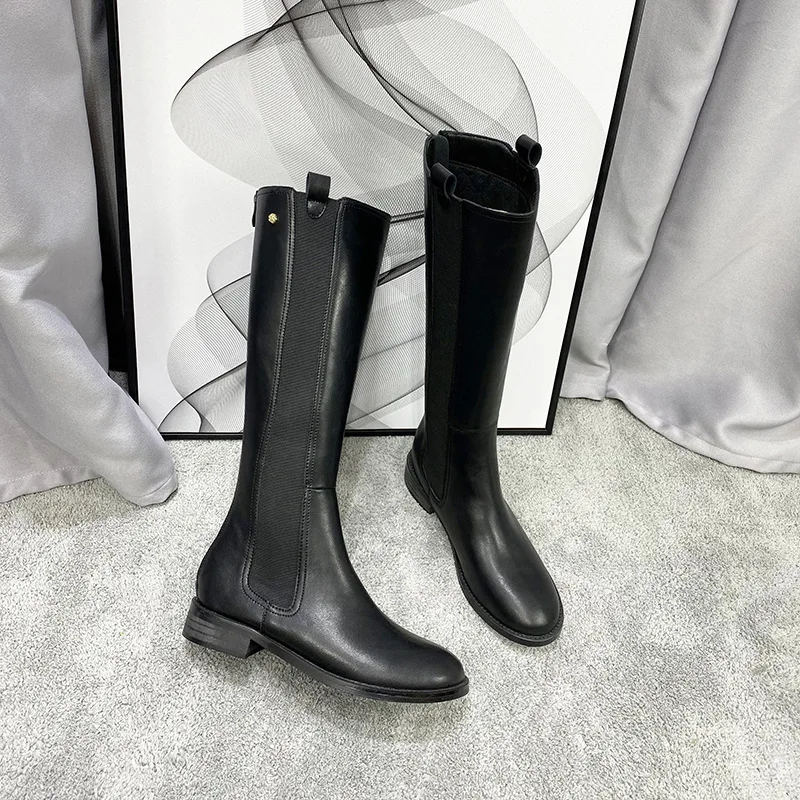Ботинки г. Новые женские высококачественные рыцарские ботинки Универсальные высококачественные мотоциклетные ботинки из искусственной кожи на нескользящей подошве рыцарские сапоги