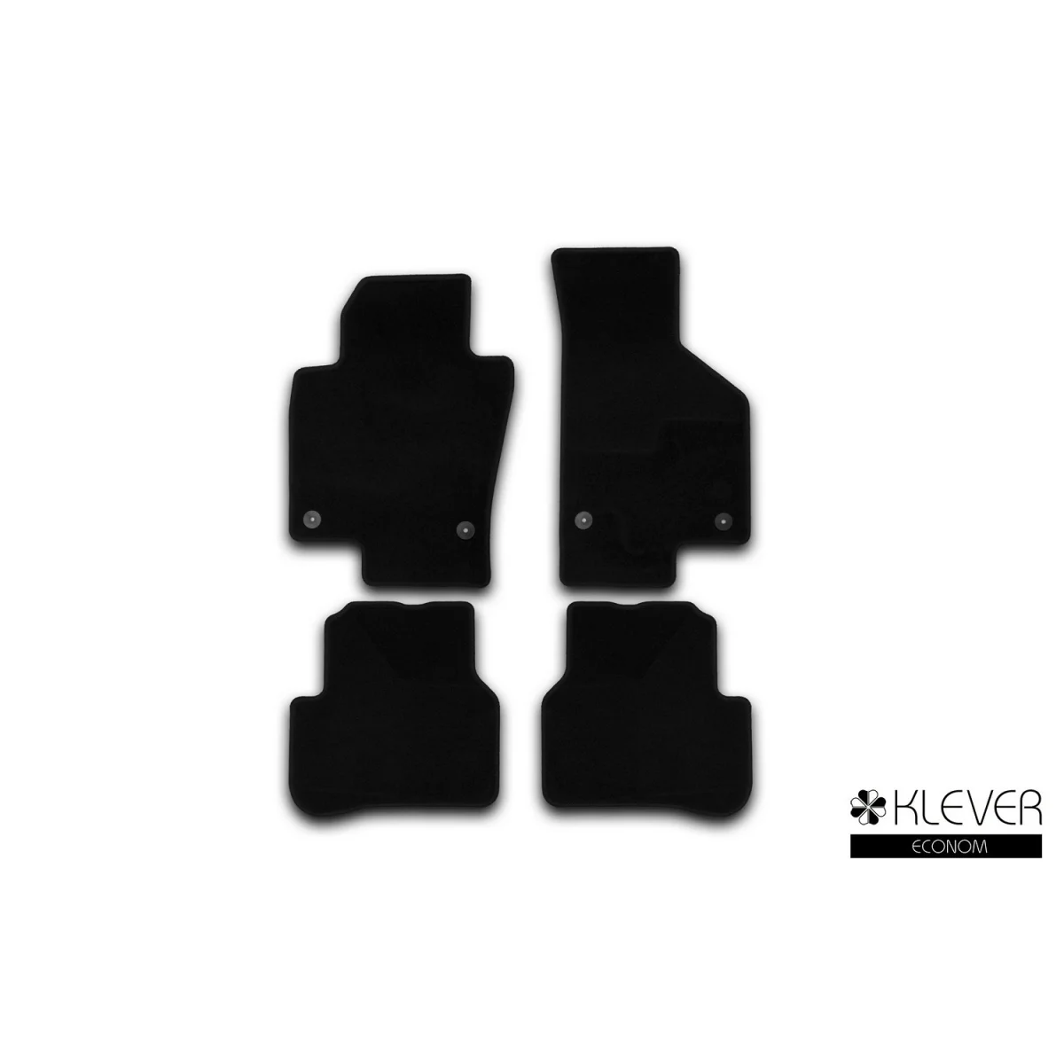 Коврики в салон klever econom volkswagen passat b7 2011-, сед., 4