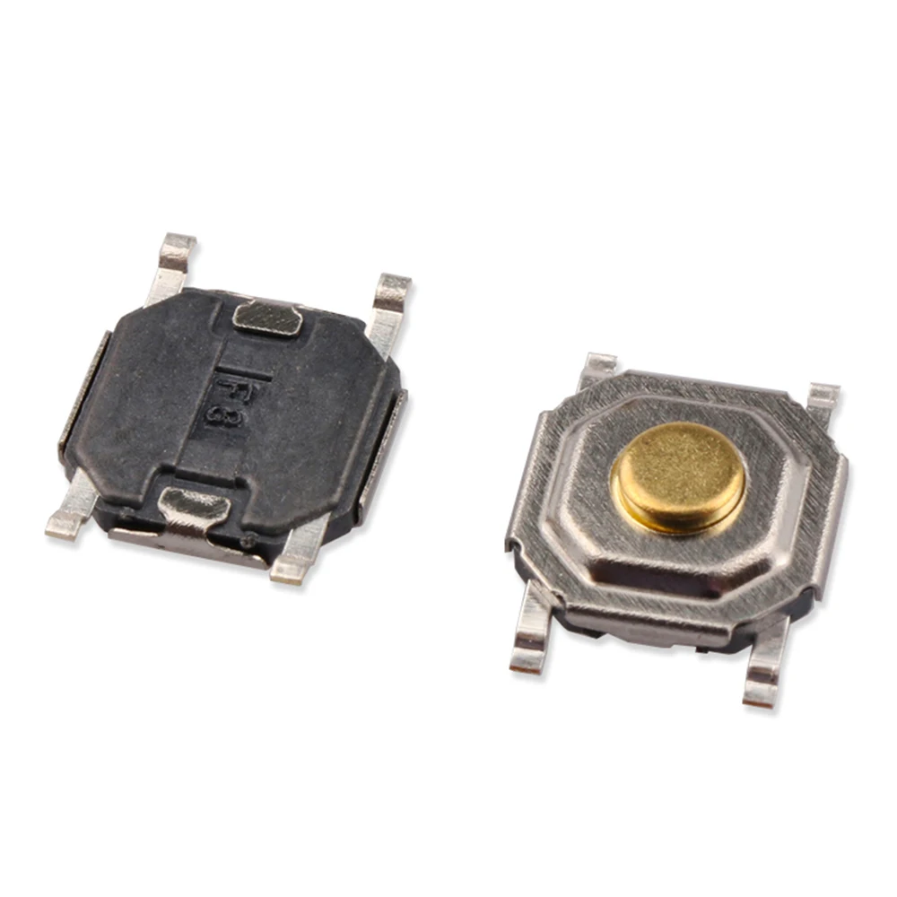 100PCS/LOT Micro Tact Switch Touch 4*4*1.5mm 4x4x1.5mm SMD Tactile Tact Push Button Micro Switch Momentary tactile push button switch