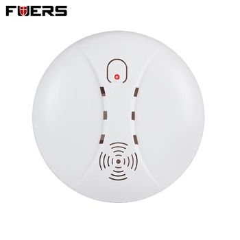 

FUERS High Sensitive Wireless Independent Smoke Fire Detector Home Security Low Battery Reminder ASK Alarm Sensors Detectors