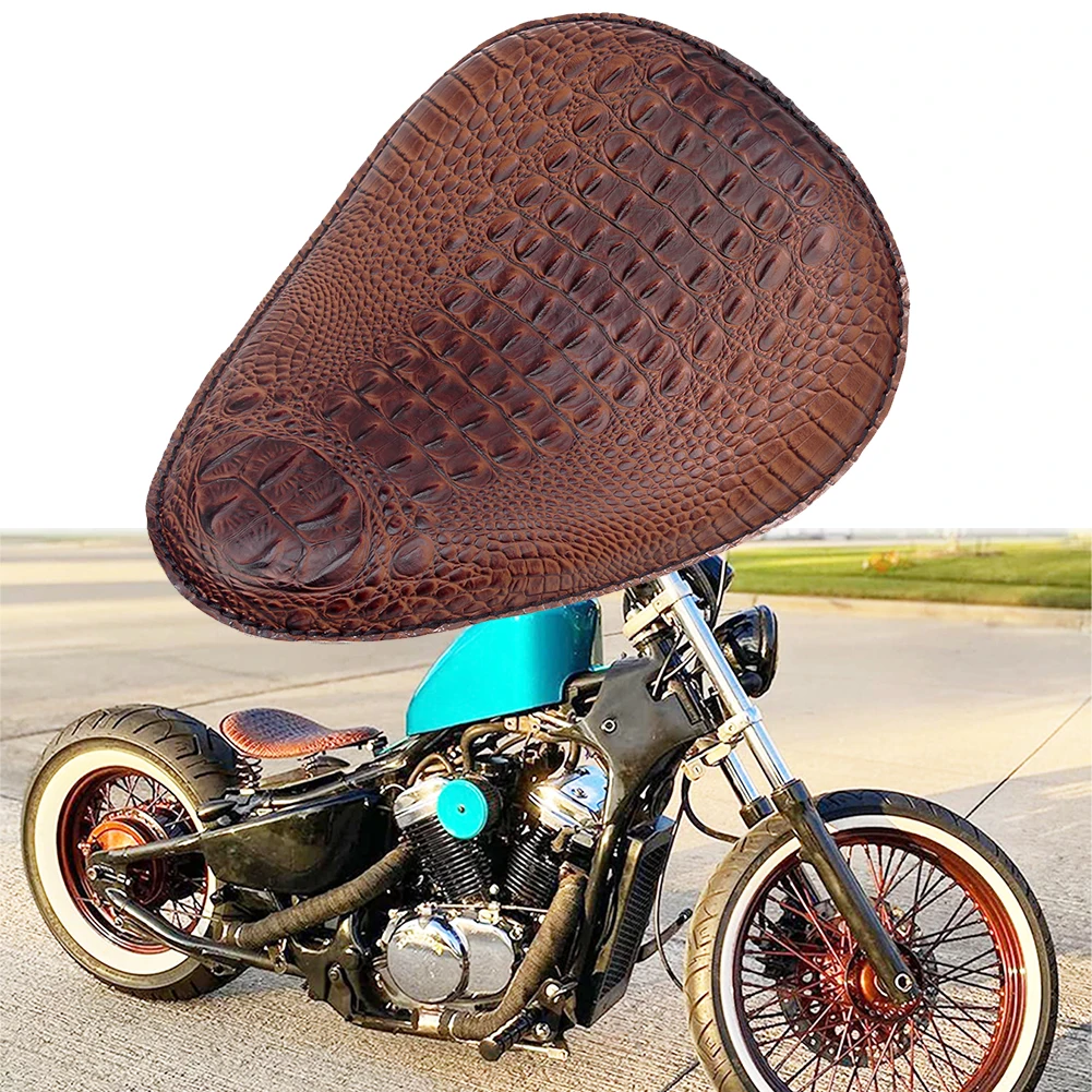 Мотоциклетное сиденье для соло коричневый пружинный кронштейн базовый набор 3