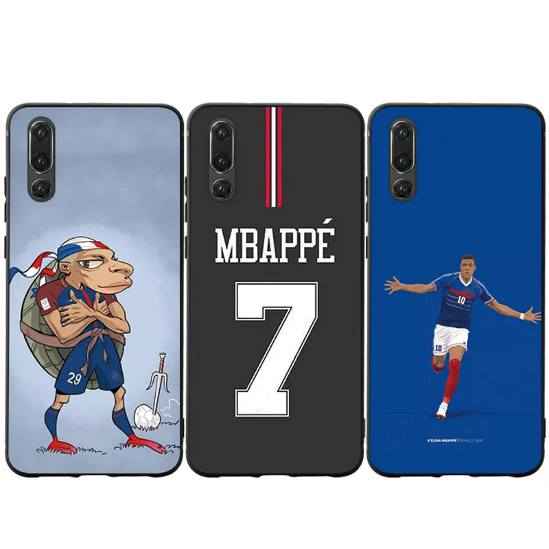 RKQ футбол Mbappe Джерси чехол для телефона чехол для huawei Psmart P10 P20 P30 Lite Honor 8X9 10 20 mate 10 20X lite pro Чехол