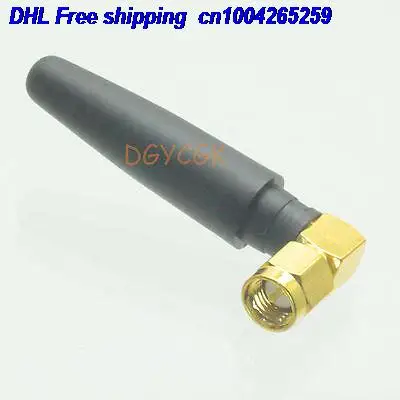 DHL 100 шт. антенна 433 МГц GSM GPRS SMA штекер под прямым углом 5,5 см для радиоантенны 22-a