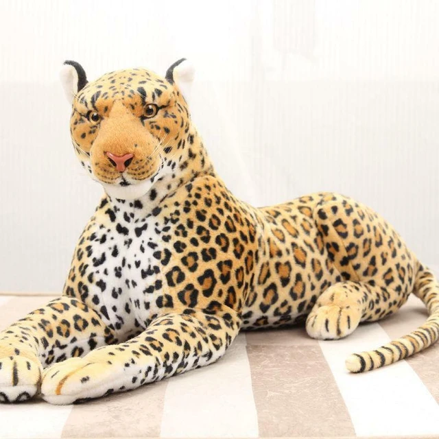 87cm Giant Big Leopard Plush Soft Huge Stuffed Animal Big Jungle Toys Xmas  Gift Toys Plush Ttoys - Movies & Tv - AliExpress