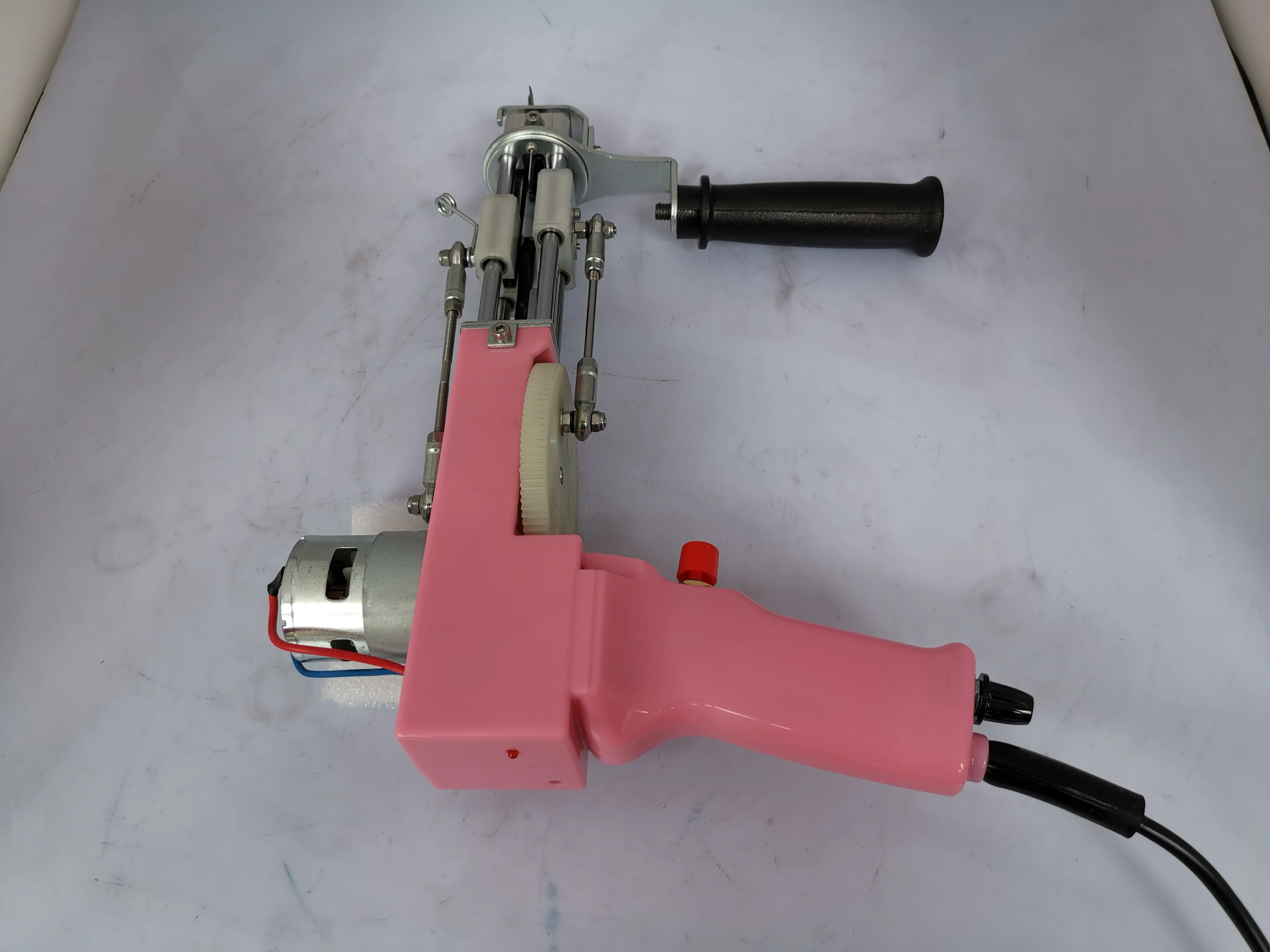 2 In 1 Pink Electric Carpet Weaving Flocking Machine Carpet Tufting Gun Can Do Loop Pile And Cut Pile DIY Hand Tools TD-03