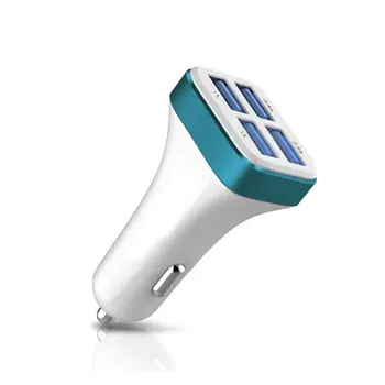 

Car Charger 4 USB Port Smart Charger Power Adapter For Mobile Phone Tablet GPS 03KB