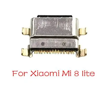 2 шт./партия, порт зарядного устройства mi cro USB разъем для Xiaomi mi A1 A2 8 9 CC9E Max3 mi x 3 Red mi Note 7 Pro - Цвет: Mi 8 lite