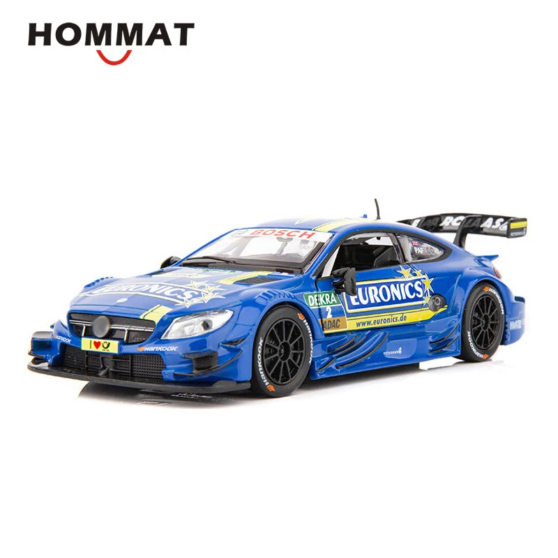 Hommate 1:32 AMG C63 DTM гоночный автомобиль сплав металла моделирование литые игрушечные машинки модель автомобиля подарок автомобили игрушки для детей - Цвет: Blue