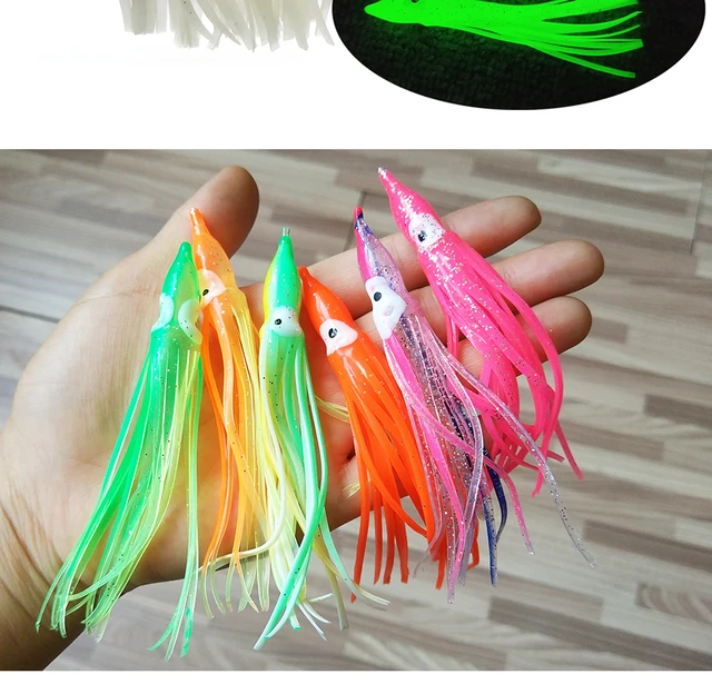 Octopus Skirts Trolling Lure, Durable Colored Effective Fishing Trolling  Lure for Sailfish, Soft Plastic Lures -  Canada