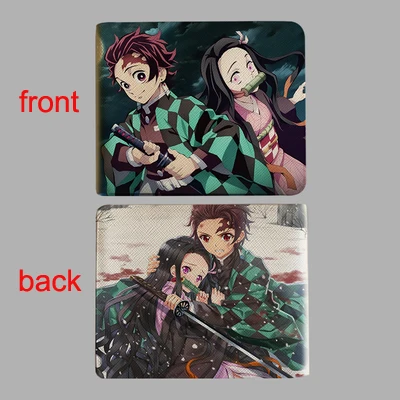 Demon Slayer: Kimetsu no Yaiba Kamado Tanjirou Kamado Nezuko Kanroji Mitsuri Rengoku Kyoujurou кошелек Косплей Iguro Obanai сумки