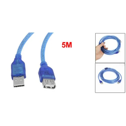 Настольный компьютер, принтер синий 5 м 16.4Ft USB 2,0 папа-мама удлинитель