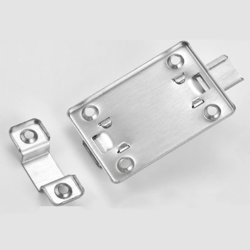 10Pcs 3 Inch Door Lock Slide Bolt Stainless Steel Door Latch Bolt Hasp Latch Lock Bathroom Toilet Bedroom Door Buckle Hardware P
