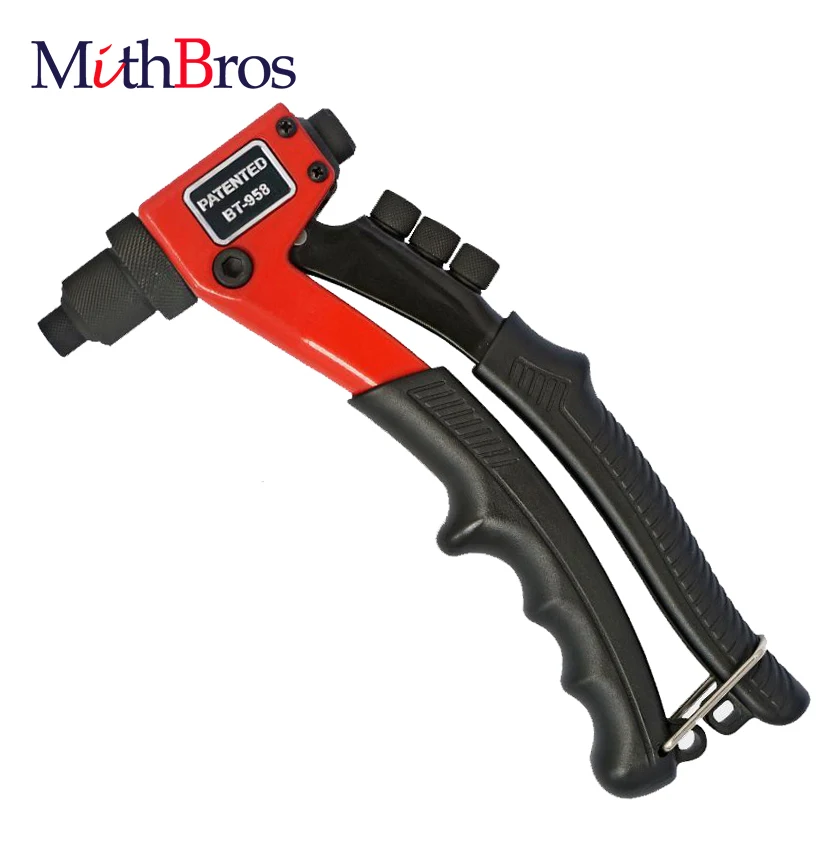 

MithBros Blind rivet gun Hand Blind Riveter Nut Tool Rivet Gun Manual Riveter Rivet Nut Setter Kit for Inserting Blind rivet