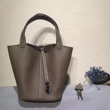 Donotnow кожаная сумка-корзинка для овощей женская сумка высокого класса h первый слой того кожаный носовой платок сумка-мешок Новинка