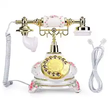 Antieke Telefoons Telefoon Retro Country Style Vintage Handset Vaste Telefoon Thuis Telefoon Telefon Roterende Schijf Telefoon