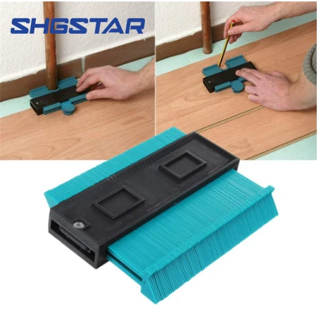 Измеритель неправильной формы изогнутая линейка пластиковый инструмент профиль