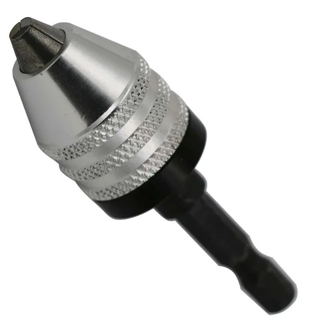 0.3-6.5mm For Drill 1/2 дюймов 3 кулачковый металлический Быстрозажимной ударный SDS электрический молоток сверлильный патрон ручной инструмент набор для использования с SDS plus адаптер Арбор самооблегающий - Цвет: 0.3-6.5mm For Drill