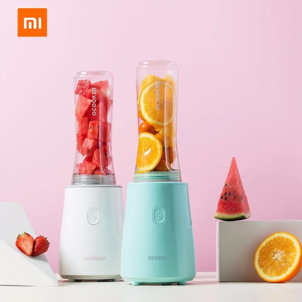 Xiaomi Mijia Ocooker портативная соковыжималка из нержавеющей стали для фруктов, овощей, мини-машина для приготовления апельсинового сока, блендер, кухонный комбайн