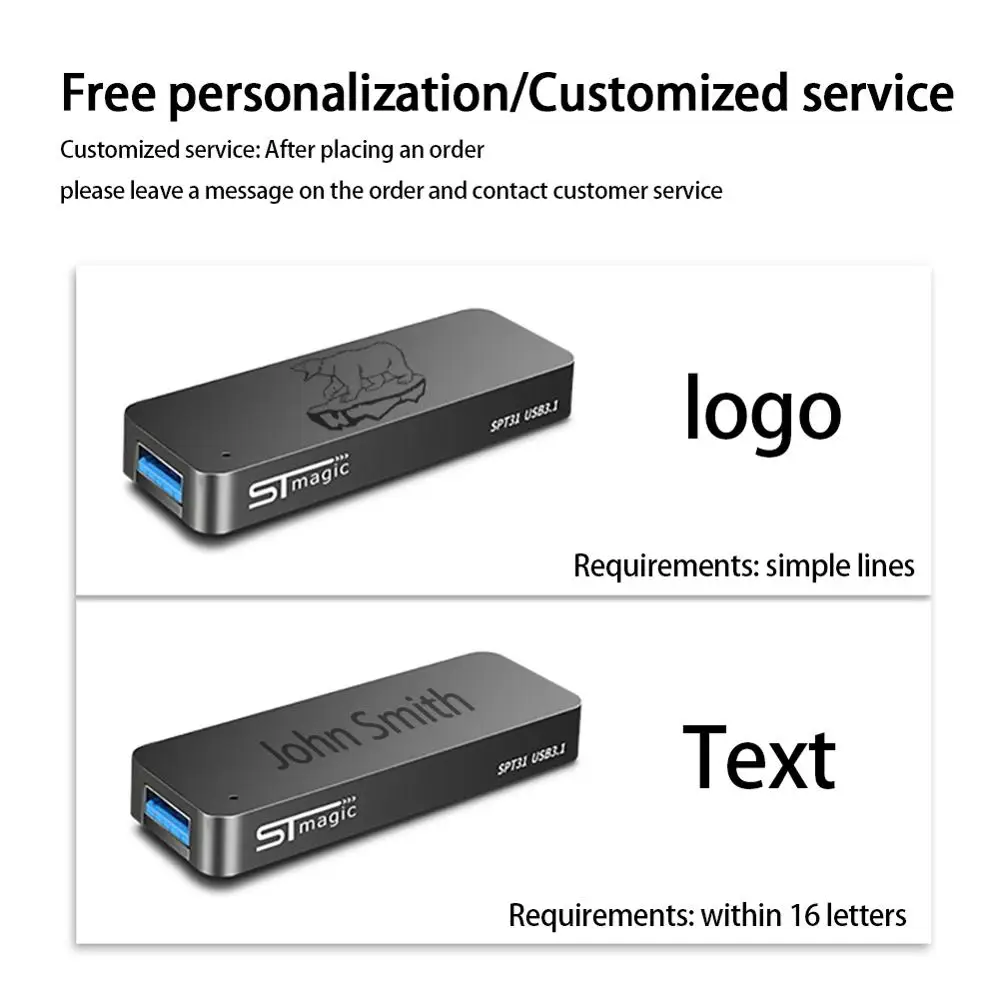 внешний жесткий диск 1 ТБ usb3 высокоскоростной флешка usb металлический Мини флешки