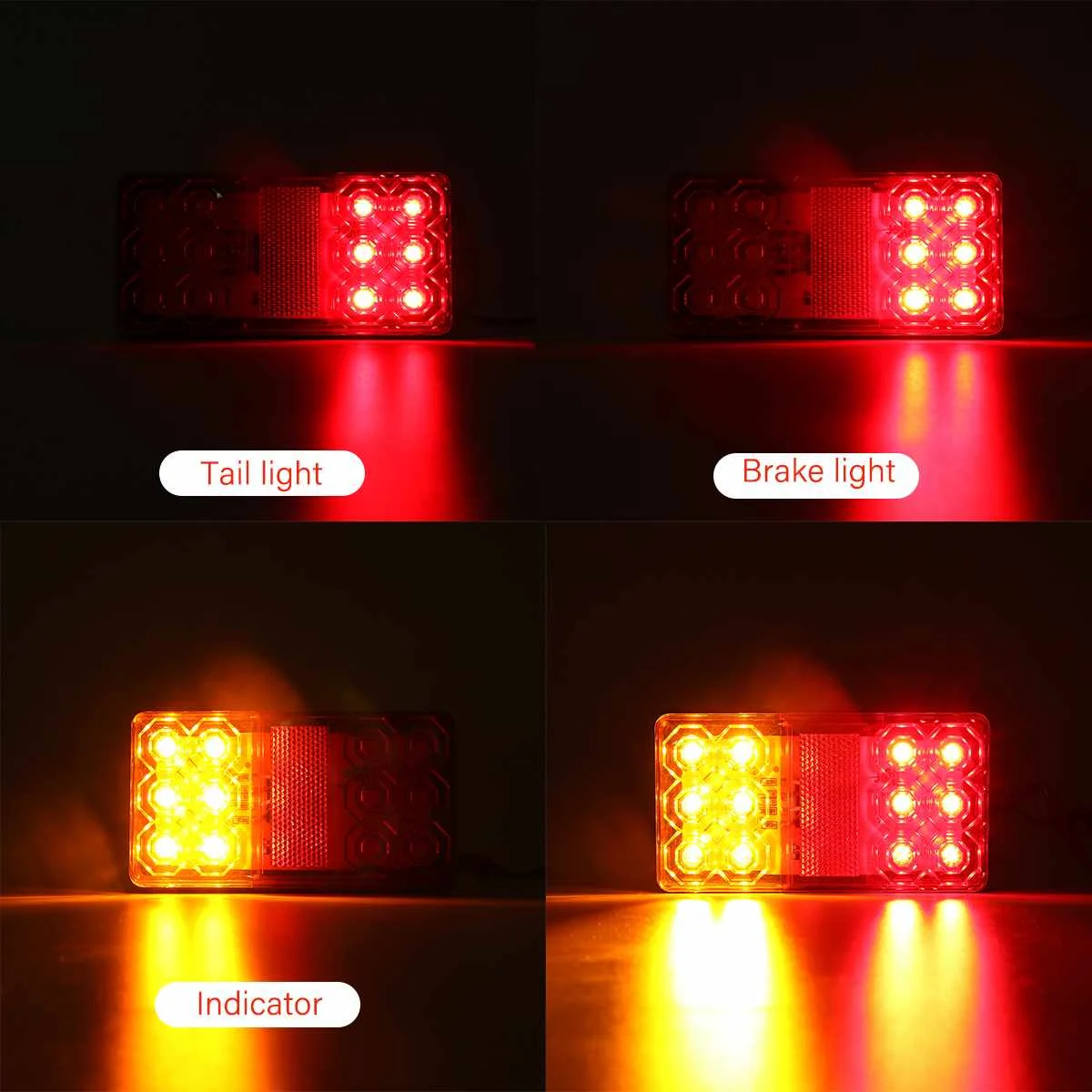 LED Car Truck Tail Light, Rear Stop