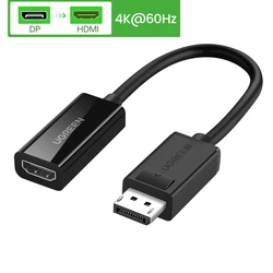UGREEN 4K DisplayPort to HDMI Video Adapter - 25cm (HDMI 4K-60Hz)