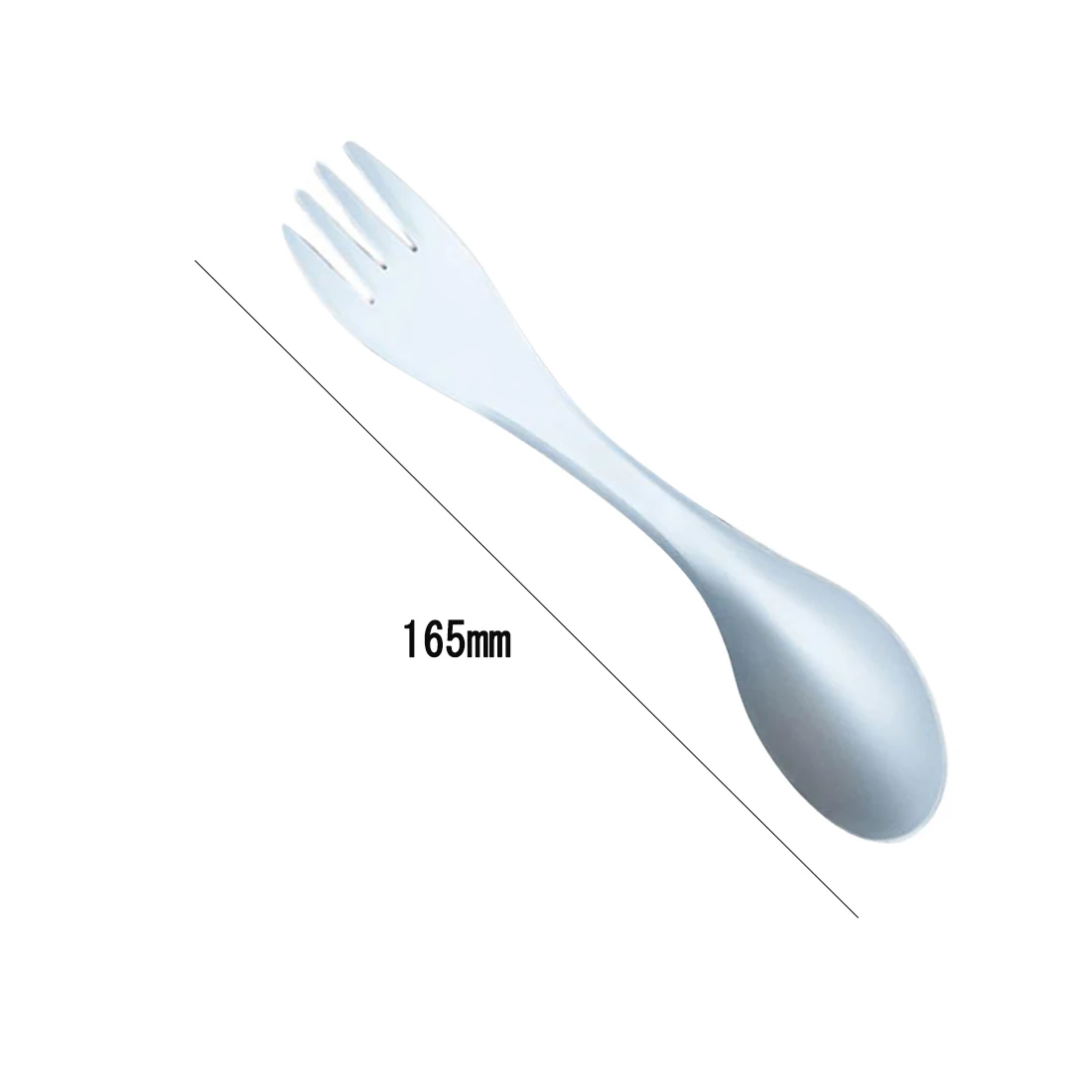 Посуда Spork для кемпинга походов пикника для путешествий отдыха на природе кемпинга пикника двухсторонняя чистая Титановая Ложка Вилка