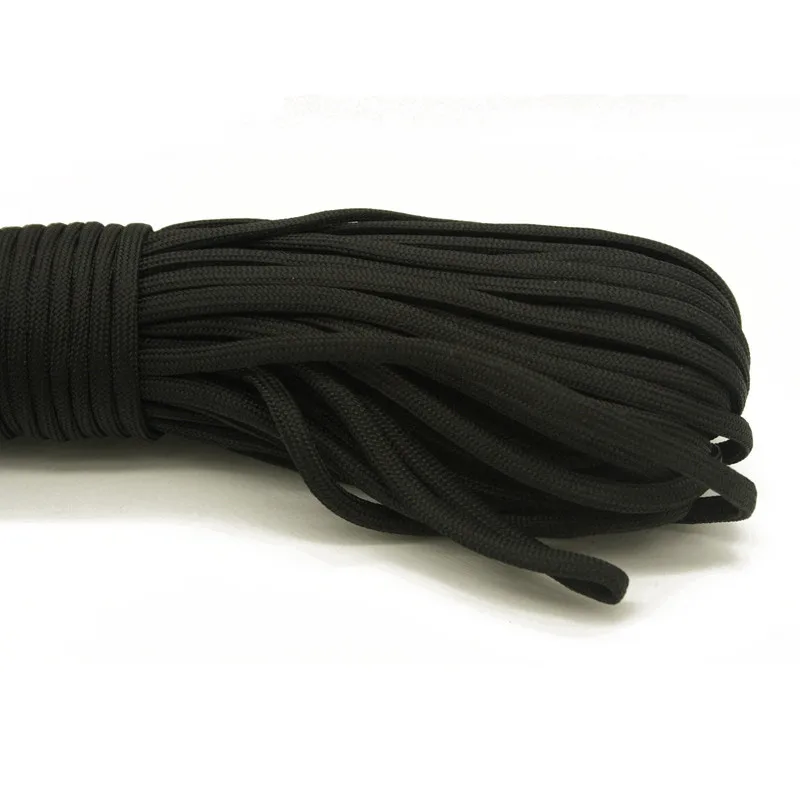Diameter 4mm 7 Strands 100FT 31M Paracord 550 Parachute Cord Lanyard Outdoor Surivival Tools Rope First Aid Equipment