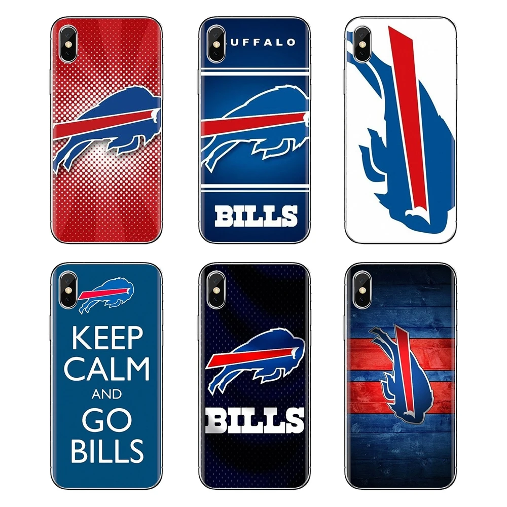 TPU Case Covers Buffalo Bills Football Team FC Logo For Xiaomi Mi6 Mi 6 A1 Max Mix 2 5X 6X Redmi Note 5 5A 4X 4A A4 4 3 Plus Pro |
