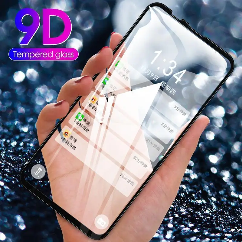 

9D Screen Protector For Huawei P20 Lite Pro Nova 5T 5i Pro Mate 30 Lite Full Cover Tempered Glass Case HD Honor 8X 8C 9X 20 Pro