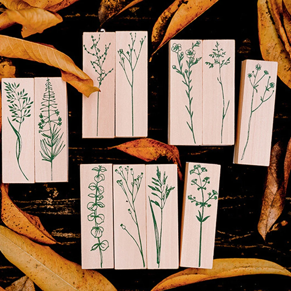 Эвкалипт Speedwell вечерняя Примула растение лист печать штамп сделай сам