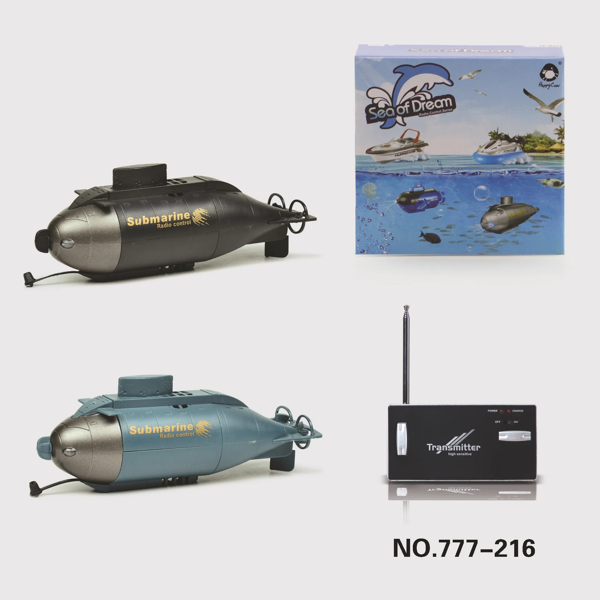 

Golden Light 777-216 Six-way Joint Mini Wireless Remote Control Submarine Remote Control Boat Strange New Free niu wan ju