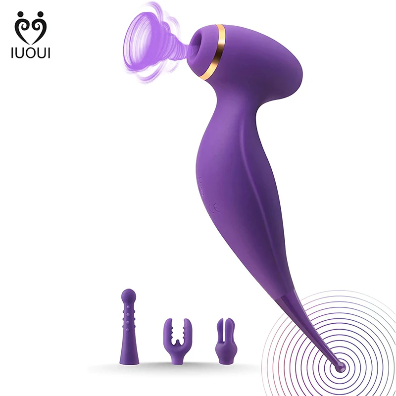 Секс игрушка для взрослых IUOUI силиконовый вибратор Стимуляция клитора Мягкий