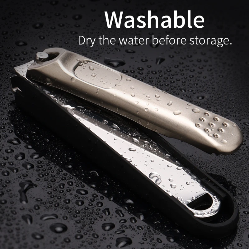 

1PC Nail Clippers Stainless Steel Nail Cutter Clippers Manicure Beauty Tool Nail Cutter Pedicure Finger Toe Scissors
