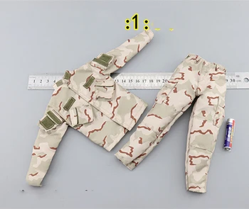 

1/6 M002 Camouflage Coat and Pants Set Models for 12''Figures Accessories Toys Gifts