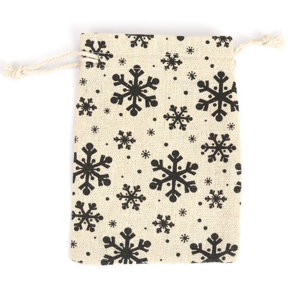 DoreenBeads 5 шт. хлопковые тканые мешки с кулиской прямоугольник хаки лист цветок(полезное пространство: 11x10 см) 14 см(5 4/") x 10 см(3 7/8"