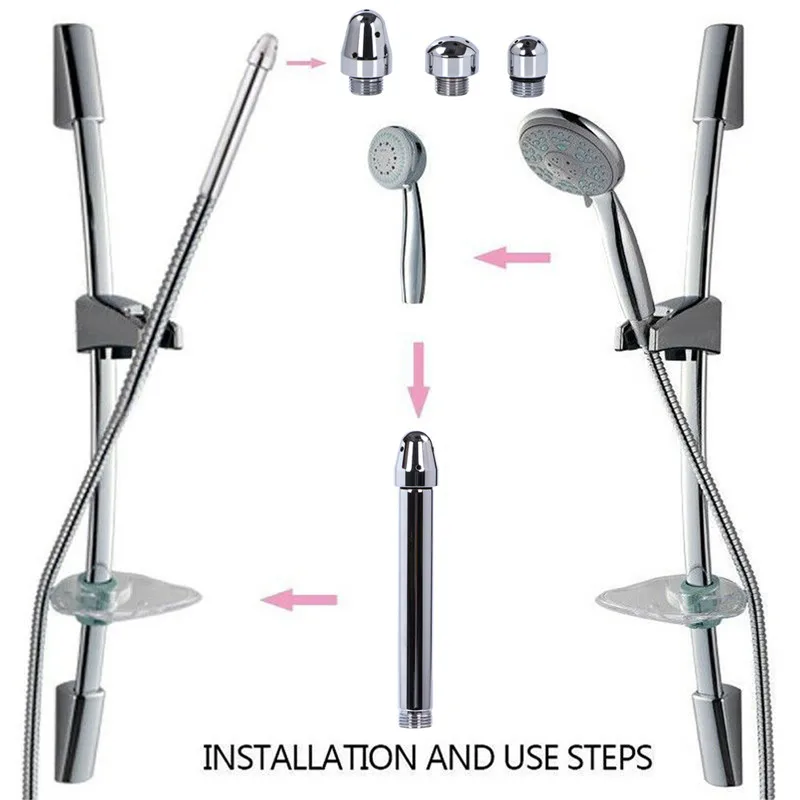 Медицинские материалы анальный очиститель безопасный 3 стиль головка заглушки Colonic спринцовка очиститель биде вагинальная стирка для тела для душа игрушки