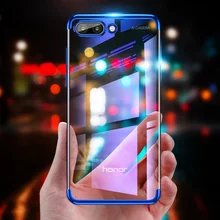 Чехол с металлическим эффектом для Honor 10 светильник 9 Lite Honor 8 Pro 7A 7C 6C Примечание 10 играть мягкий TPU чехол для Honor 8X 7X 8A вид 20 10 Lite