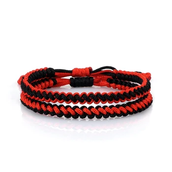 Multicolor Rope Braided Knot Bracelet