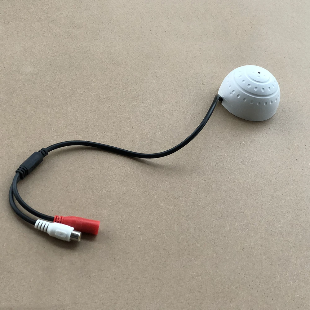 Audio Monitoring MIC Sound Pickup Microphone for CCTV Surveillance Security IP Camera Built in Preamp Wired Voice Monitor microphone sound monitor