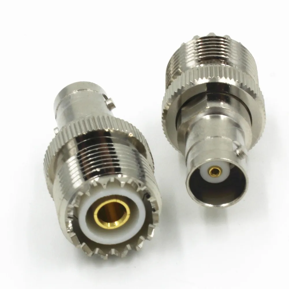 50 шт. UHF Female SO239 SO-239 Jack к BNC Female Jack RF Coaxia разъем адаптера