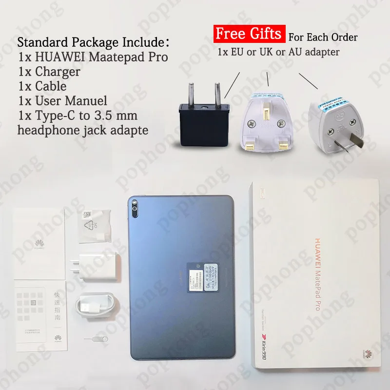 Оригинальный планшетный ПК HUAWEI MatePad Pro 10 8 дюйма ГБ 256 Восьмиядерный процессор Kirin