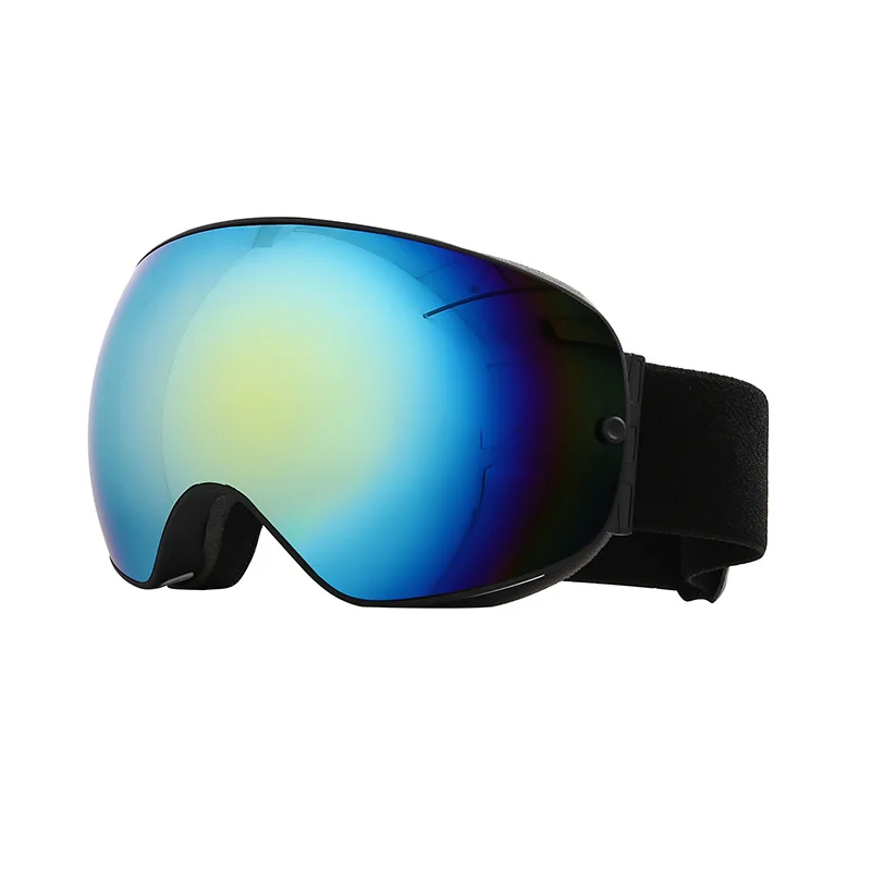 Gafas de esquí con protección UV400 para hombre y mujer, lentes de esquí grande antiniebla, para Snowboard, esquí en nieve, deportes al aire libre
