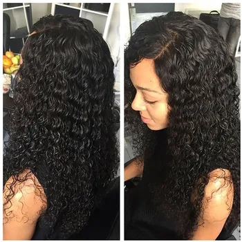 

Piaoyi 13x4 Lace Front Wigs Curly Human Hair Wig Peruvian Remy Hair Kinky Curl Wig 150 Density Lace Front Human Hair Wigs