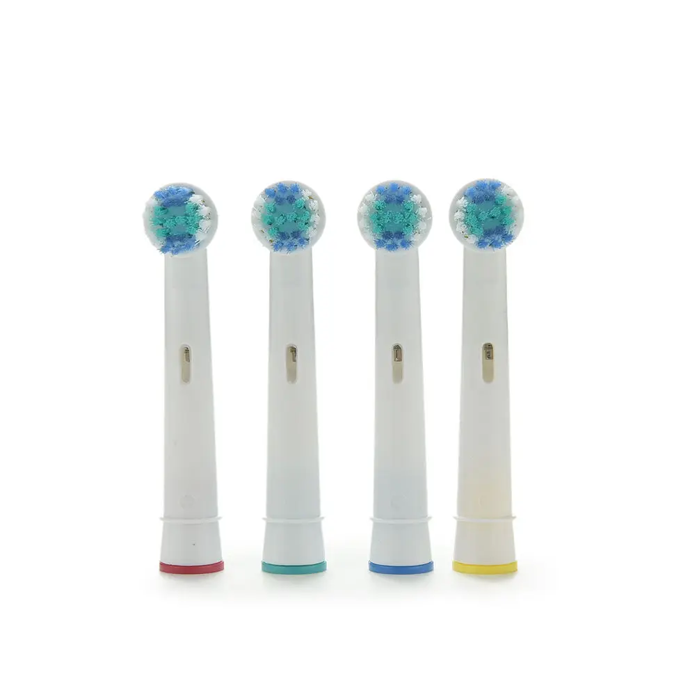 4PCS/Set Family Electric Toothbrush Heads Suit Replacement Soft-bristled 4 Colors For Tooth Brush Toothbrushes Head Oral Hygiene
