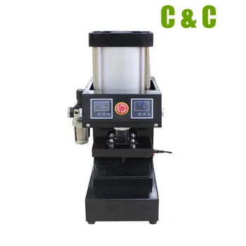 

12x12cm(4.7x4.7inch) Pneumatic Auto Rosin Press Machine 10000PSI High Pressure Dual heating plates LCD Control Press NO.CK1015-5