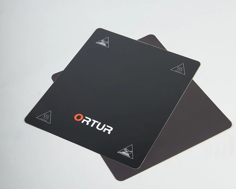 ORTUR 3D 5/10 шт. ПЭТ или магнитная накладка+ Съемная углеродистая сталь сборка поверхности пластины с подогревом кровати части для Ortur4 V1 V2 3d принтер